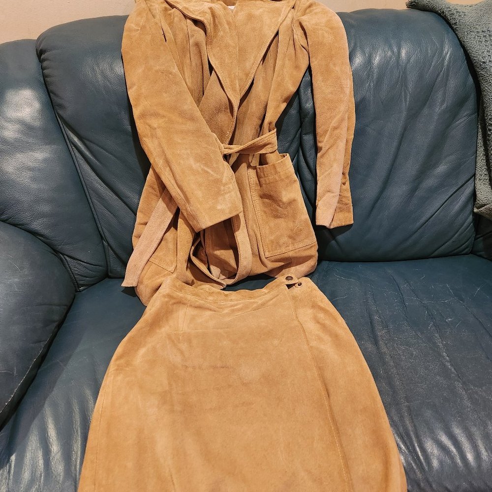 Suede 2 Peice Soft & Sexy outfit